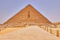 The Pyramid of Menkaure in Giza Plateau, Cairo, Egypt Royalty Free Stock Photo