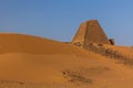 Pyramid in Meroe located in Sud Royalty Free Stock Photo