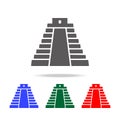 pyramid in Mexico icon. Elements of culture of Mexico multi colored icons. Premium quality graphic design icon. Simple icon for we