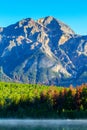 Pyramid Mountain in Jasper National Park Alberta Canada Royalty Free Stock Photo