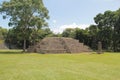 Pyramid named Structure 4 at the ancient Mayan archaelogical site of Copan, in Honduras Royalty Free Stock Photo