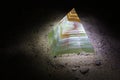 Pyramid onyx light brush sand background