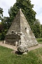 Pyramid in the Parc Monceau, Paris - shot August, 2015