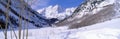 Pyramid Peak and Maroon Bells Royalty Free Stock Photo