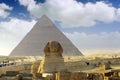 Pyramid of Pharaoh Khufu, and the Sphinx.