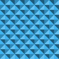 Pyramid relief seamless texture abstract blue pattern Royalty Free Stock Photo