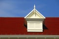 Pyramid Roof Vent with Louvre Royalty Free Stock Photo