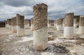 Pyramid Ruins of the Toltecs at Tula, Mexico Royalty Free Stock Photo