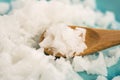 Pyramid salt fleur de sel Royalty Free Stock Photo