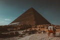 pyramid, sky, Egypt, travel, old, historic, rocks, build,