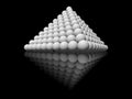 Pyramid Sphere Royalty Free Stock Photo