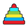 Pyramid stack toy