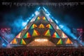 the pyramid stage at the electric love festival