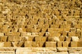 Pyramid stone blocks Royalty Free Stock Photo