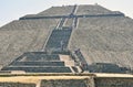 Pyramid of the Sun, Mexico Royalty Free Stock Photo