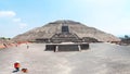 Pyramid of the Sun, Teotihuacan Pyramids, Mexico Royalty Free Stock Photo