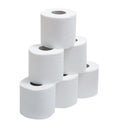 Pyramid toilet paper Royalty Free Stock Photo