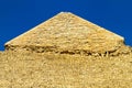 Pyramide Khafre top Royalty Free Stock Photo