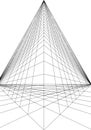 Pyramide perspective line