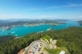 Pyramidenkogel, Lake Worthersee, Carinthia, Austria Royalty Free Stock Photo