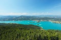 Pyramidenkogel, Lake Worthersee, Carinthia, Austria Royalty Free Stock Photo