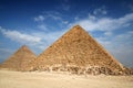 Pyramids of gizeh Royalty Free Stock Photo