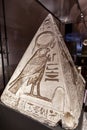 Pyramidion of Ramose from Museo Egizio in Turin, Italy Royalty Free Stock Photo