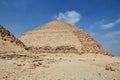 Pyramids in Dahshur, Sahara desert, Egypt Royalty Free Stock Photo