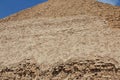 Pyramids in Dahshur, Sahara desert, Egypt Royalty Free Stock Photo