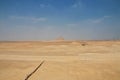Pyramids in Dahshur, Sahara desert, Egypt Royalty Free Stock Photo