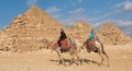 Pyramids of Egypt Royalty Free Stock Photo