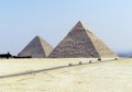 Pyramids of Egypt (two) Royalty Free Stock Photo