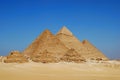 The Pyramids at Giza Royalty Free Stock Photo
