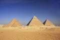 Pyramids of Giza, Cairo Royalty Free Stock Photo
