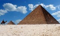 Pyramids of Giza, Egypt Royalty Free Stock Photo