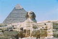 Pyramids at Giza Egypt Royalty Free Stock Photo