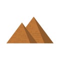 pyramids landmark illustration