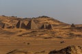 Pyramids of Meroe in Sud Royalty Free Stock Photo