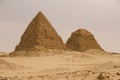 The pyramids at Nuri Royalty Free Stock Photo