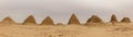 The pyramids at Nuri Royalty Free Stock Photo