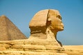 The Pyramids and the Sphinx at Giza. Egypt. September 2008 Royalty Free Stock Photo