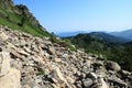 Pyrenean scree in mountain