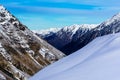 Pyrenees mountains by the ski resort of Piau-Engaly, France Royalty Free Stock Photo