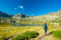 Pyrenees Pessons peak and lakes, Andorra