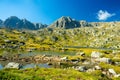 Pyrenees Pessons peak and lakes, Andorra