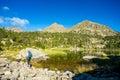 Pyrenees Pessons peak and lakes, Andorra