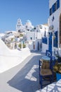 Pyrgos, Santorini, Greece a tradiotonal Greek village in Santorini Greece Royalty Free Stock Photo