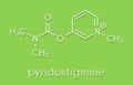 Pyridostigmine cholinesterase drug molecule. Used in treatment of myasthenia gravis and as antidote to some nerve agents. Skeletal