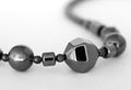 Pyrite Bead Necklace Royalty Free Stock Photo