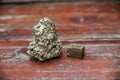 Pyrite crystal